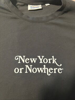 New York or Nowhere Men’s Black Graphic Tee